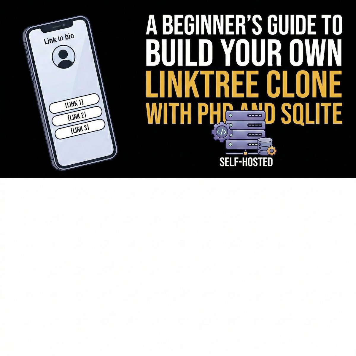 Linktree Clone In PHP & SQLite | Simple CRUD Tutorial